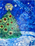The image for VAN GOGH XTMAS TREE- $15 ADULTS ONLY CLASS