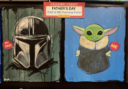 The image for FATHER'S DAY, DAD & ME PAINTING PARTY!- Mando & Baby Yoda