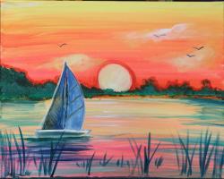 The image for The Saiboat and the Sunset
