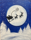 The image for SANTA AND THE MOON!