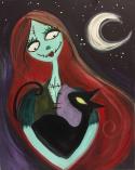 The image for Sally & Her Kitty- Come back to paint Jack the following week, get 20% off!
