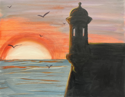 The image for El Morro and The Sunset- Celebrating Hispanic Heritage Month!