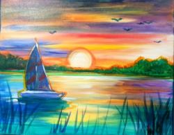 The image for The Sailboat-Online-Live-Interactive Class