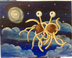 The image for The Flying Spaghetti Monster
