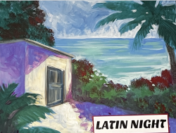 The image for LATIN NIGHT-CLASE EN ESPAÑOL! NEW PAINTING!