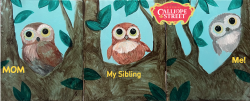 The image for THE OWL FAMILY- FAMILY PAINTING PARTY