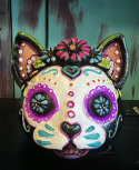 The image for KITTY PLASTER SUGAR SKULL painting!