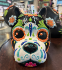 The image for DOG PLASTER SUGAR SKULL painting!