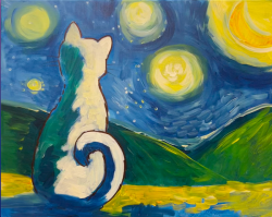 The image for STARRY, STARRY KITTY- NOTE: $10 FOR MALL RATS CLUB MEMBERS