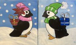 The image for PENGUIN GIFTS- DATE NIGHT- Solo painting too!